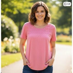 Ofeefan Coral Short Sleeve tee Top XL